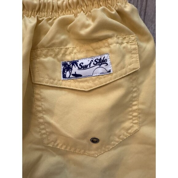 Surf Style Bundle Swim Trunks Men’s Size Small Chili Pepper Elastic Waist Shorts - Picture 9 of 15